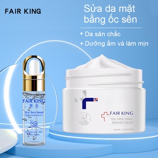 FAIR KING Kem dưỡng trắng da chống nhăn Collagen ốc sên + Tinh chất làm trắng da chống nhăn Ốc sên làm trắng da mặt Co lại dưỡng ẩm