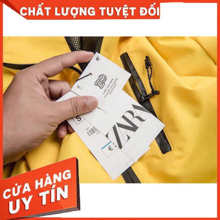 Áo khoác dù 2 lớp trong lót lưới zara dư xịn cực đẹp