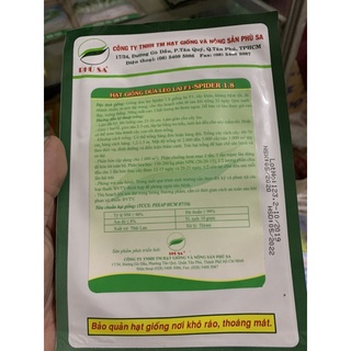 hạt giống dưa leo phù sa 1,8