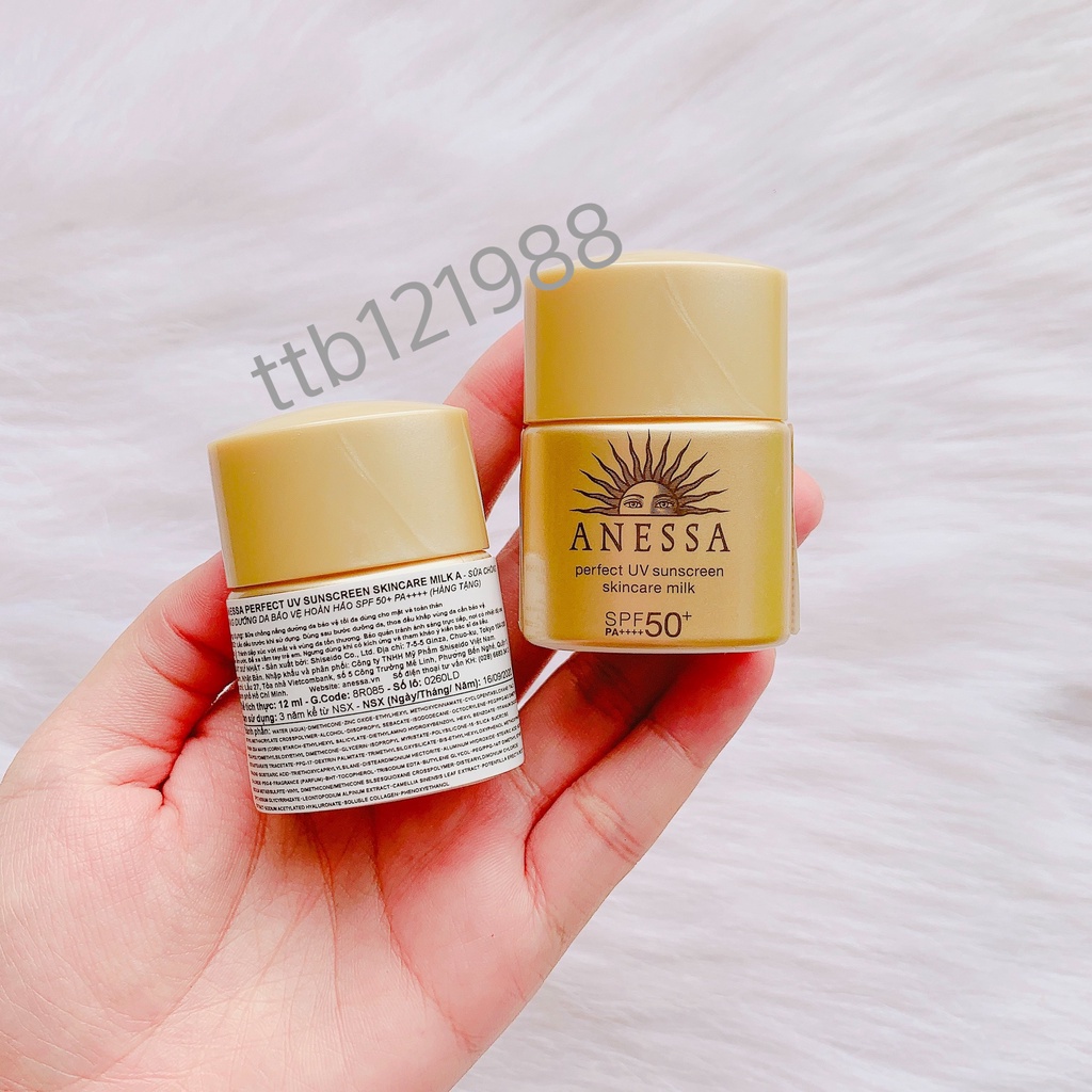 Kem Chống Nắng Anessa SPF50+ PA++++ Minisize -20ml -25ml