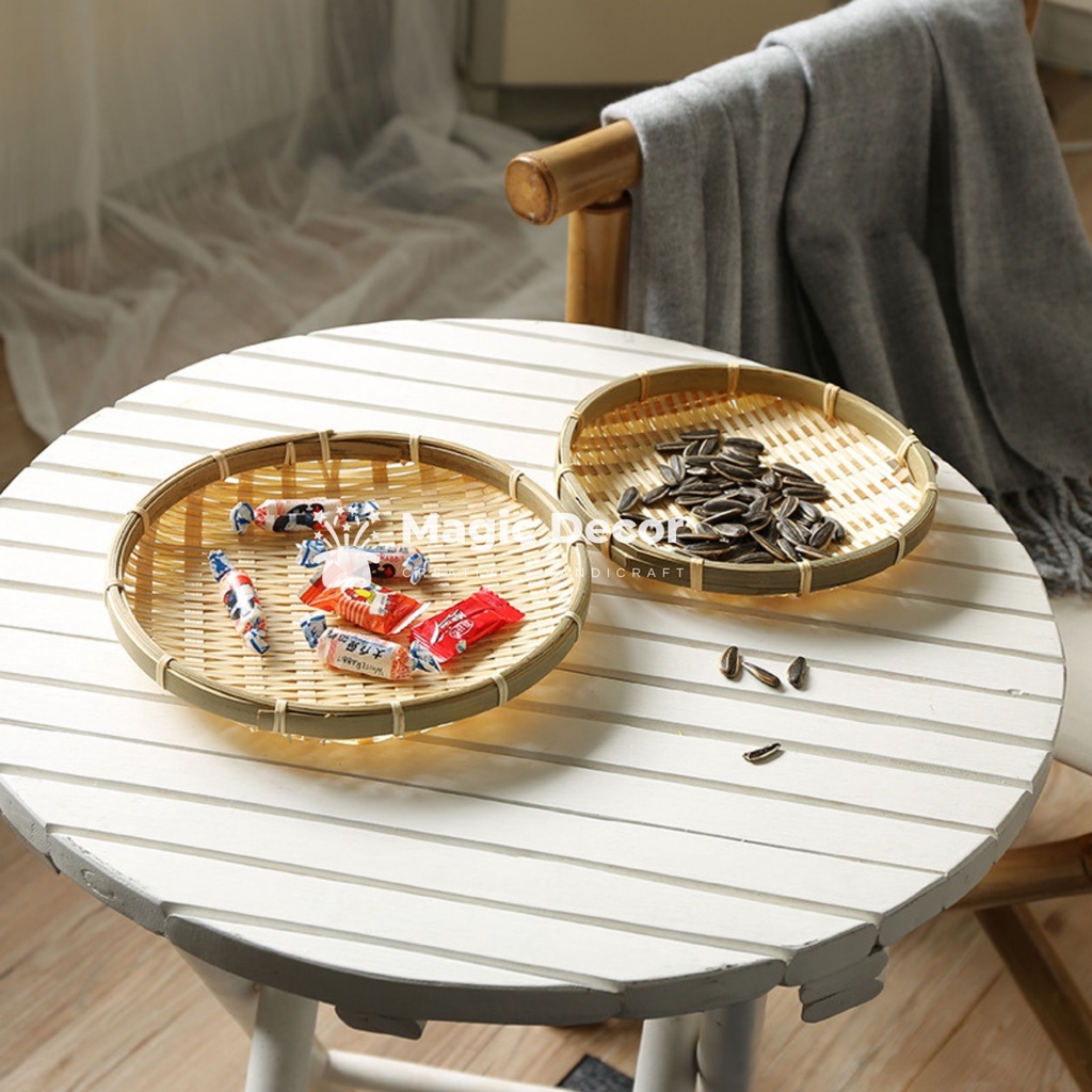 Mẹt Tre Thủ Công Size 15,18,20,25,30,35,40,45,50cm phục vụ nhà hàng, quán cafe