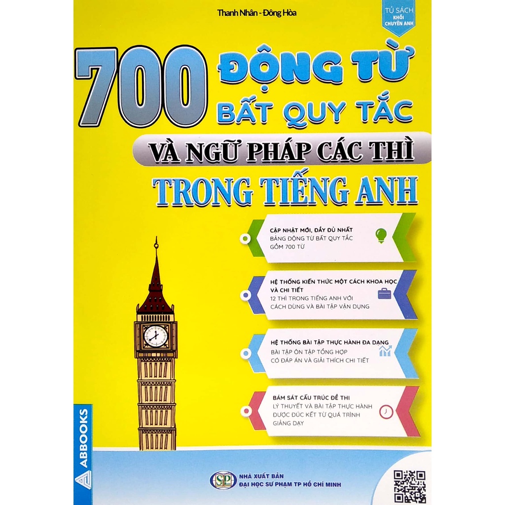 Sách 700 Động Từ Bất Quy Tắc Và Ngữ Pháp Các Thì Trong Tiếng Anh