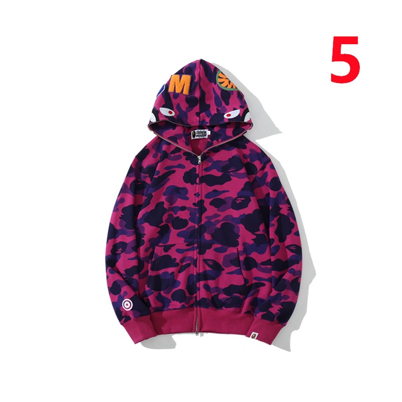 Áo Khoác Hoodie Cotton Tay Dài Có Khóa Kéo Thời Trang Đường Phố BA &amp; PE Unisex