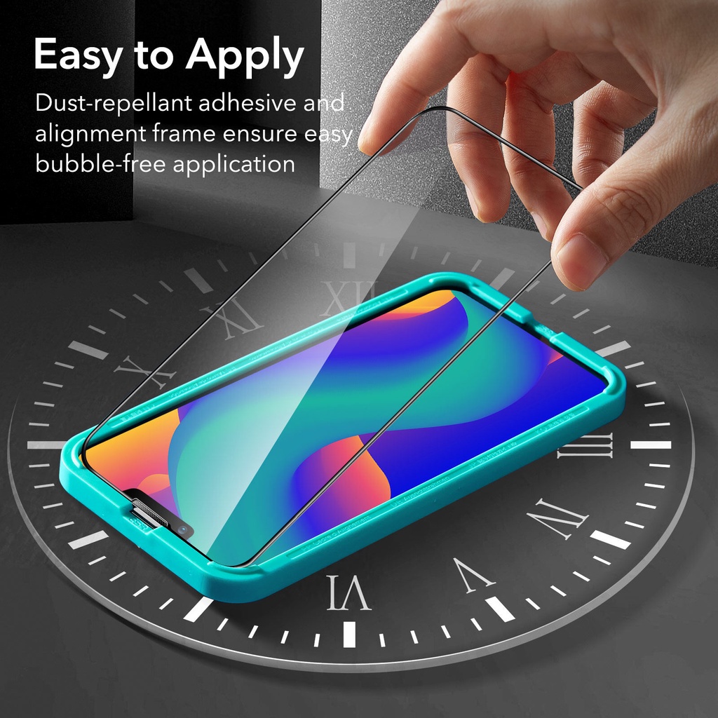 Bộ 2 Miếng Dán Cường Lực ESR Armorite Ultra-Tough Siêu Cứng Chống Vân Tay Dành Cho iPhone 14/ 14 Plus/ 14 pro/ 14 promax