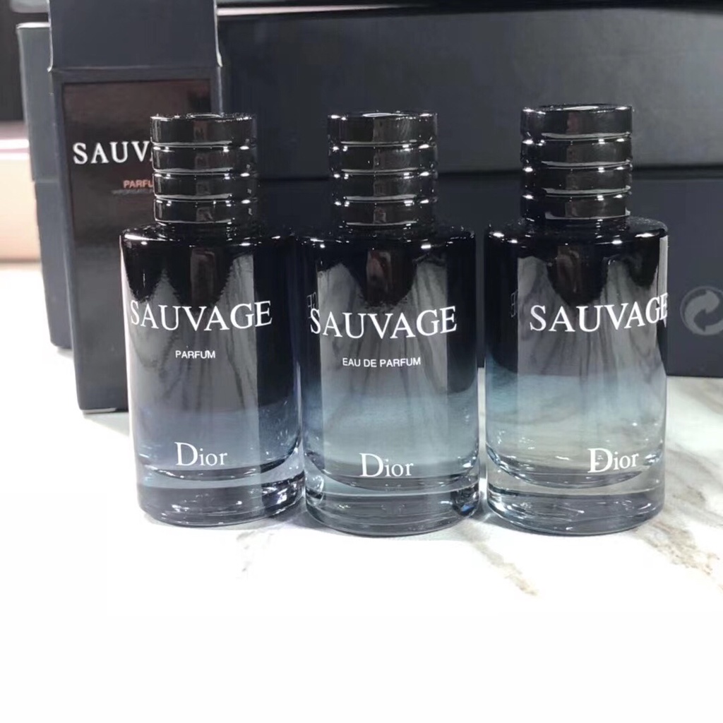 DIOR Sauvage Men's Perfume Sample Three-piece Set Gift Box 10ml*3