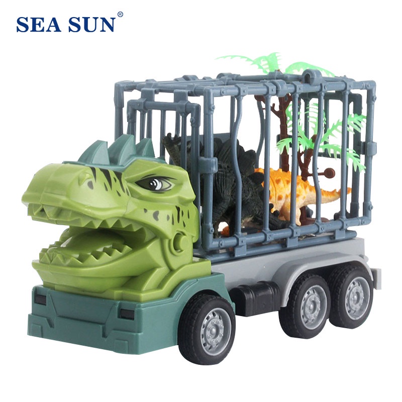 Xe đồ chơi SEA SUN TOYS mini hình khủng long chống rơi cho bé trai