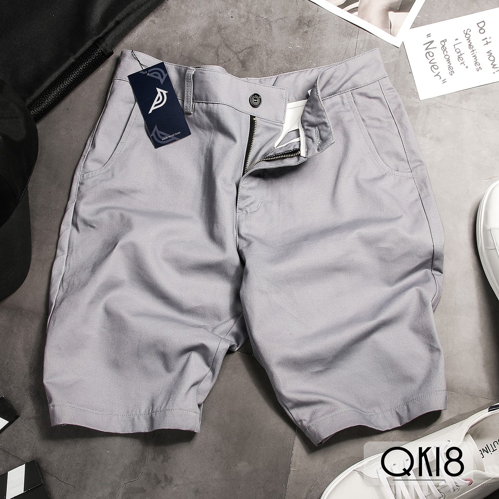 Quần Short Nam Kaki Mềm Mịn 6 Màu Trẻ Trung Phong Cách Hàn Quốc