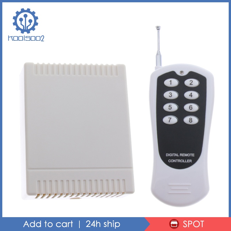 Công Tắc Wifi Không Dây Thông Minh 8 Kênh Koolsoo2 12v 433 / 315mhz