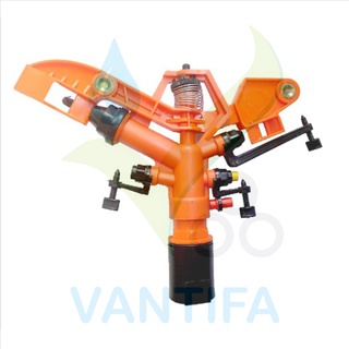 Béc tưới cây cánh đập lớn 4 tia bán kính 12-20 mét, ren trong 34 ren ngoài 34