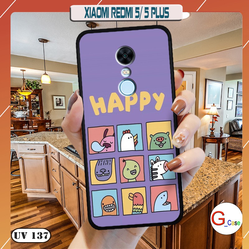 Ốp lưng Xiaomi Redmi 5/ 5 Plus - Lưng nhám chống trầy