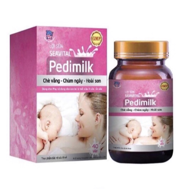 Viên uống lợi sữa seavital Pedimilk-Tăng chất lượng sữa,giảm tình trạng tắc sữa,mất sữa