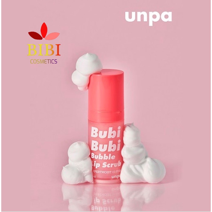 [Săn Sale - Mẫu Mới] Tẩy Tế Bào Môi Sủi Bọt Bubi Bubi Bubble Lip Scrub (Phiên bản 2021)