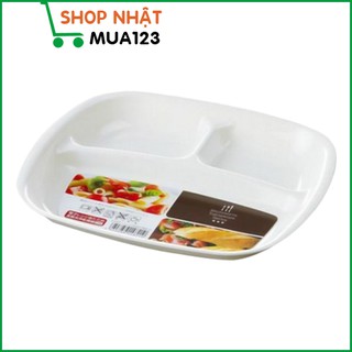 Khay ăn dặm chia 3 ngăn cho bé Nhật nội địa