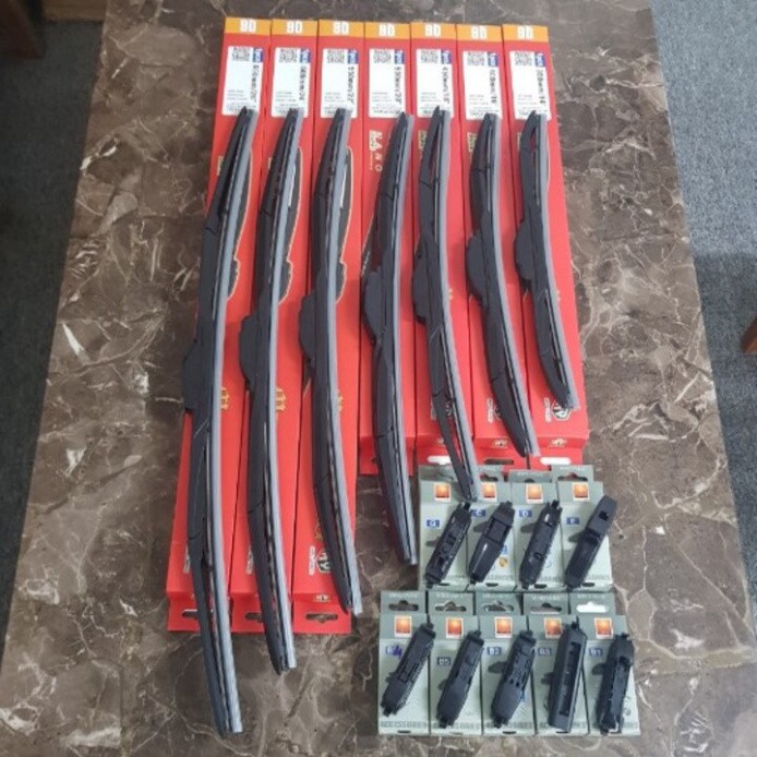 Sản Phẩm Bộ 2 thanh gạt nước mưa ô tô đa năng Nano cao cấp dành cho hãng xe Toyota: Camry-Altis-Yaris-Fortuner-Vios-Inno