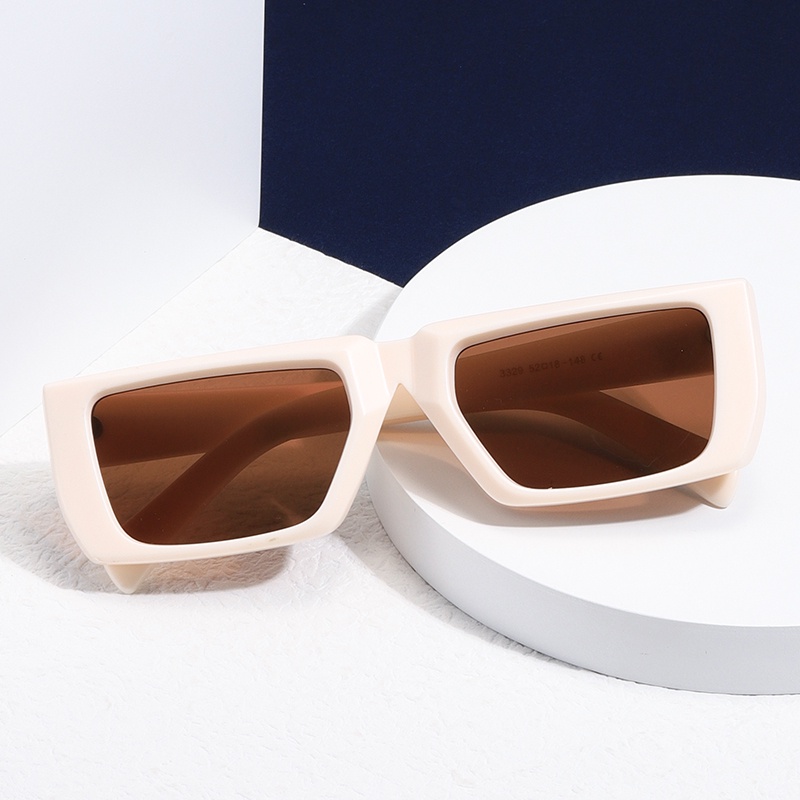 Kính Mát Gọng Vuông Chống Tia UV RZ1306 Phong Cách Retro Thời Trang Cho Nam Và Nữ