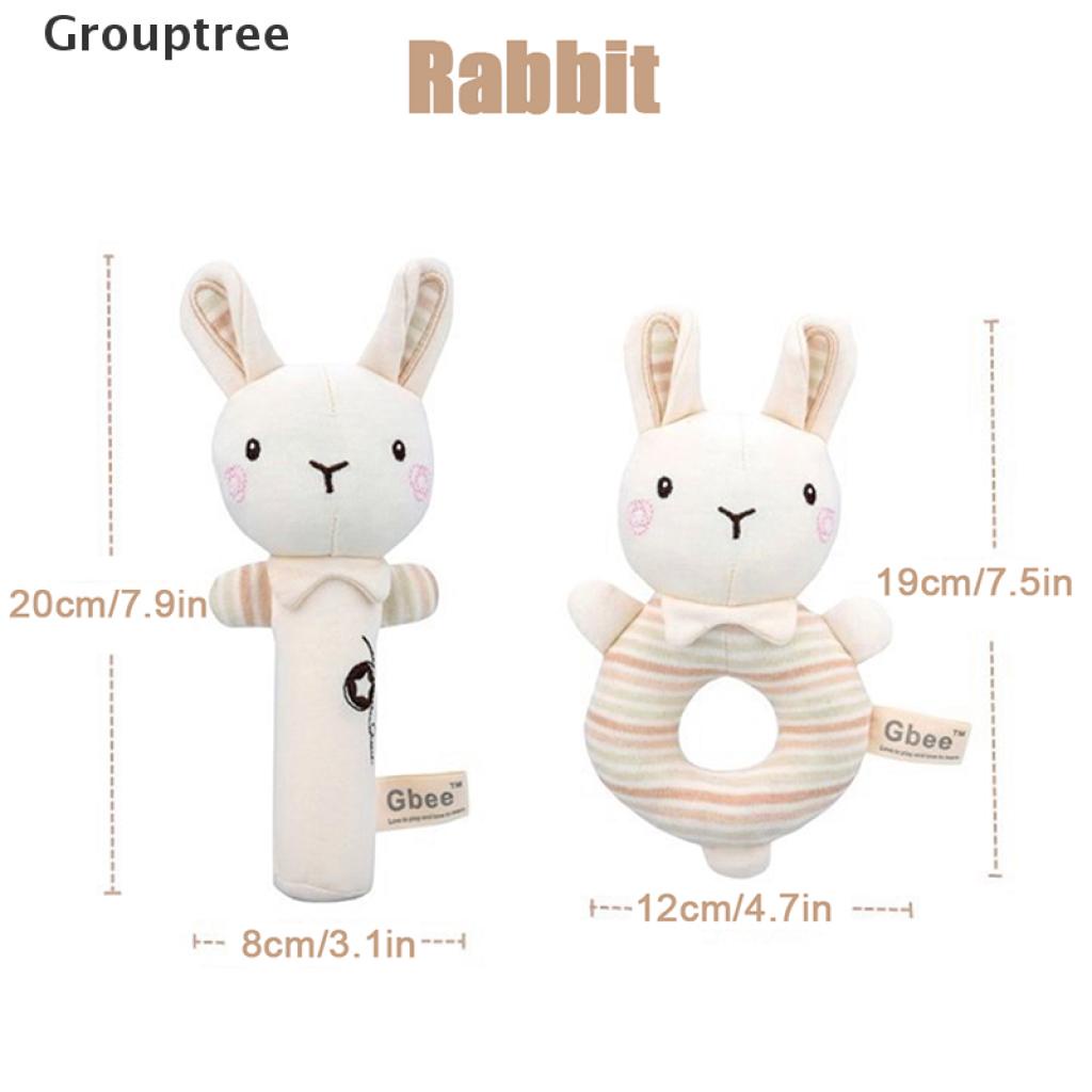 Lục Lạc Cầm Tay Hình Thú Nhồi Bông Dễ Thương Cho Bé