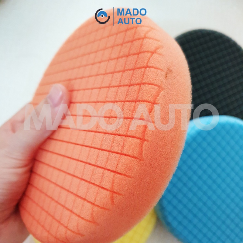 Phớt xốp đế dán mặt caro 5 inch MADO AUTO F219