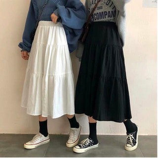 Chân Váy Von Tầng 2 Lớp 💖FREESHIP💖 Chân Váy Vintage 2 Màu Cực Xinh