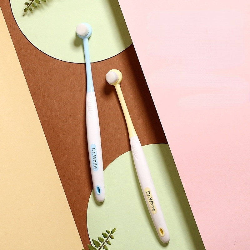 [Hàng mới về] Set 2 bàn chải đánh răng 10000+ đầu tròn mềm mại cho mẹ bầu/trẻ em