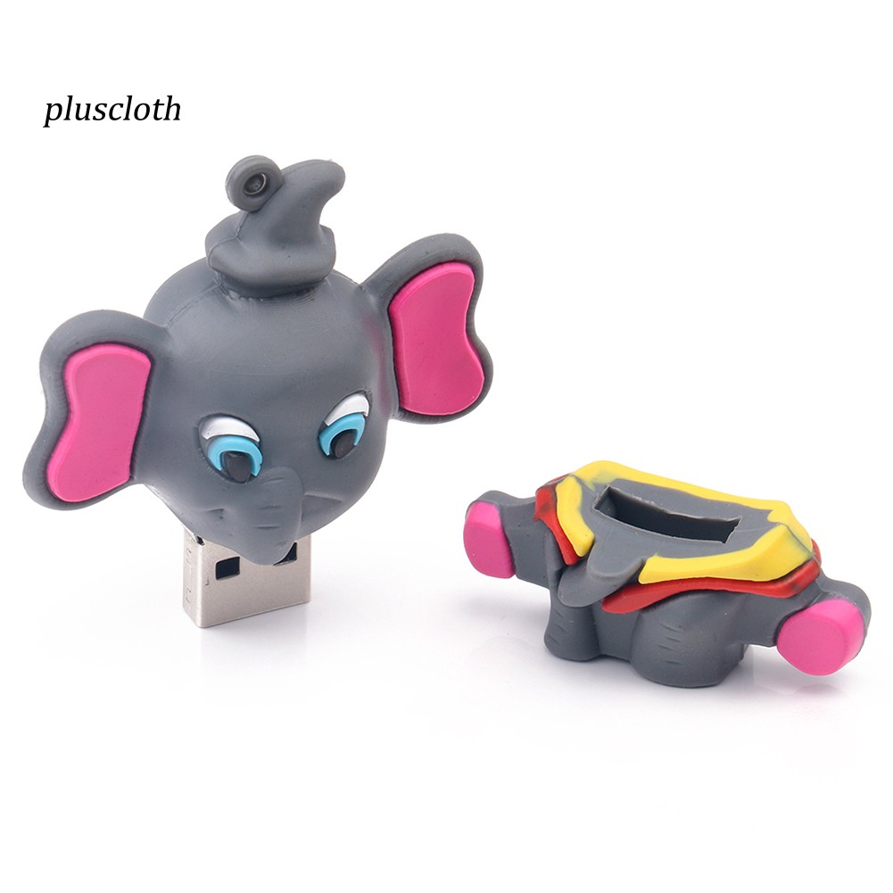 USb lưu trữ thông tin hình chú voi xinh xắn 4GB 8GB 16GB 32GB 64GB làm quà tặng