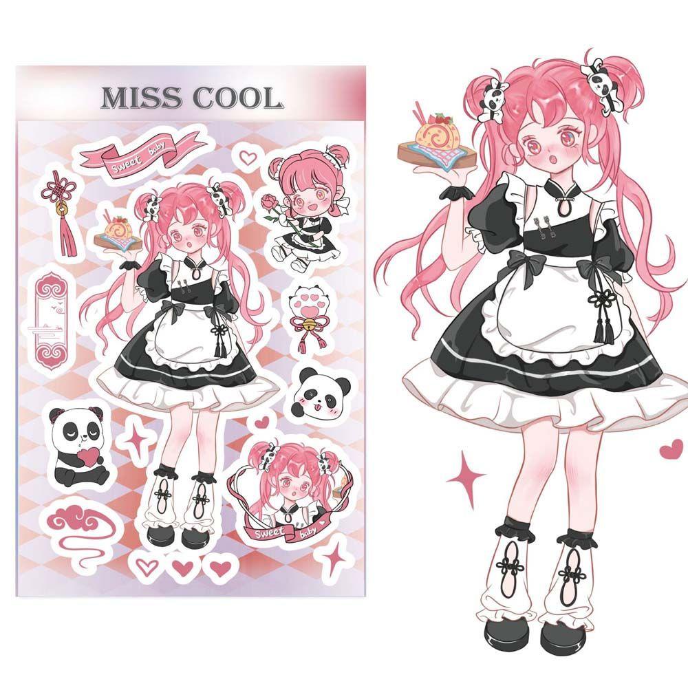Sticker Dán Trang Trí Sổ Tay Hình Thần Tượng Xinh Xắn
