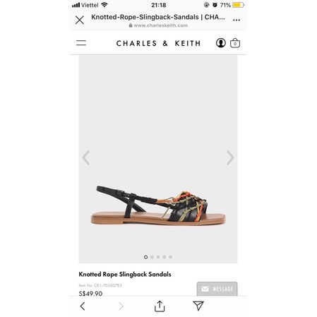 Sandal charles & keith