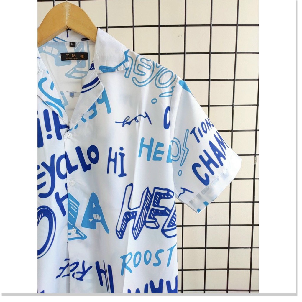 ÁO SƠ MI NAM NỮ,THIẾT KẾ HỌA TIẾT SIÊU NGẦU,ĐẶC BIỆT LÀ CHẤT LIỆU VÃI THOÁNG MÁT  THỜI TRANG KME.STORE