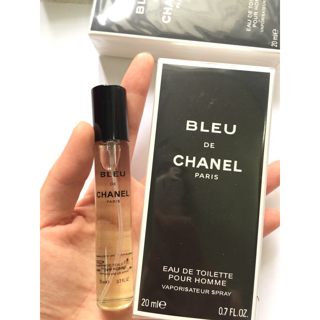 Nước Hoa Nam mini BLEU DE CHANEL 20ml. Nước hoa thơm lâu Lưu hương trên 8h, Mùi hương lịch lãm, Sang trọng!