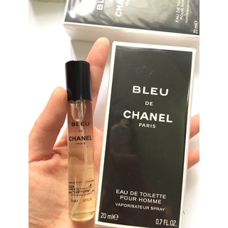 Nước Hoa Nam mini BLEU DE CHANEL 20ml. Nước hoa thơm lâu Lưu hương trên 8h, Mùi hương lịch lãm, Sang trọng!