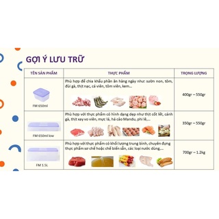 Bộ hộp trữ đông Tupperware Freezermate Essential Set 7 ( Đông tím)