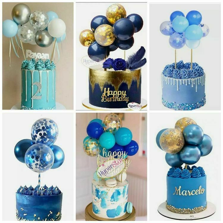 Bong Bóng Nhiều Màu Sắc Trang Trí Bánh Kem Sinh Nhật