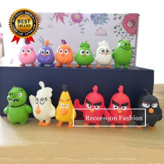 Set 12 Mô Hình Chú Chim Nổi Giận Dùng Để Trang Trí