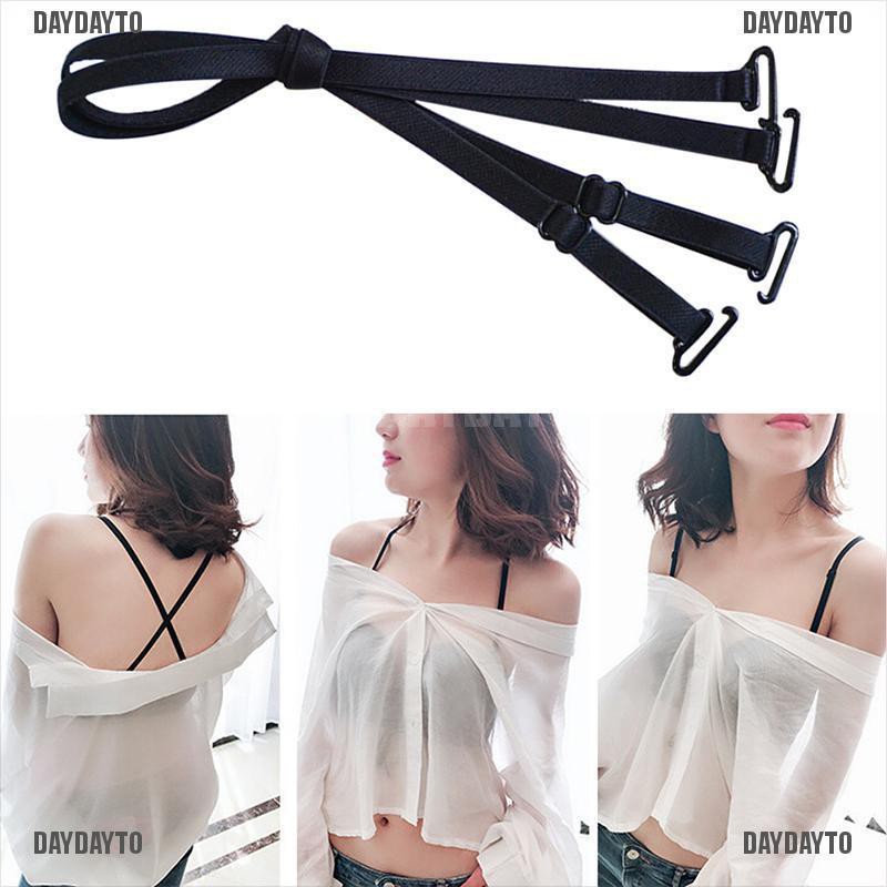 1 Cặp Giá Đỡ Áo Ngực Dây Chéo Chống Trượt Dễ Điều Chỉnh Dành Cho Nữ