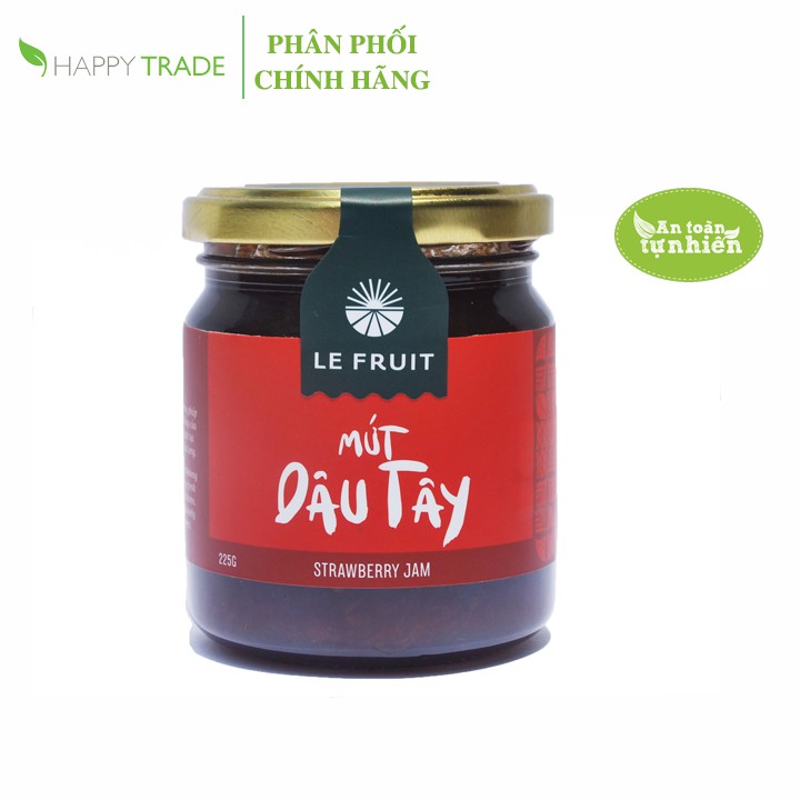 Mứt dâu tây từ trái cây tự nhiên Le Fruit 225g