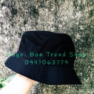 MŨ BUCKET ĐEN GD