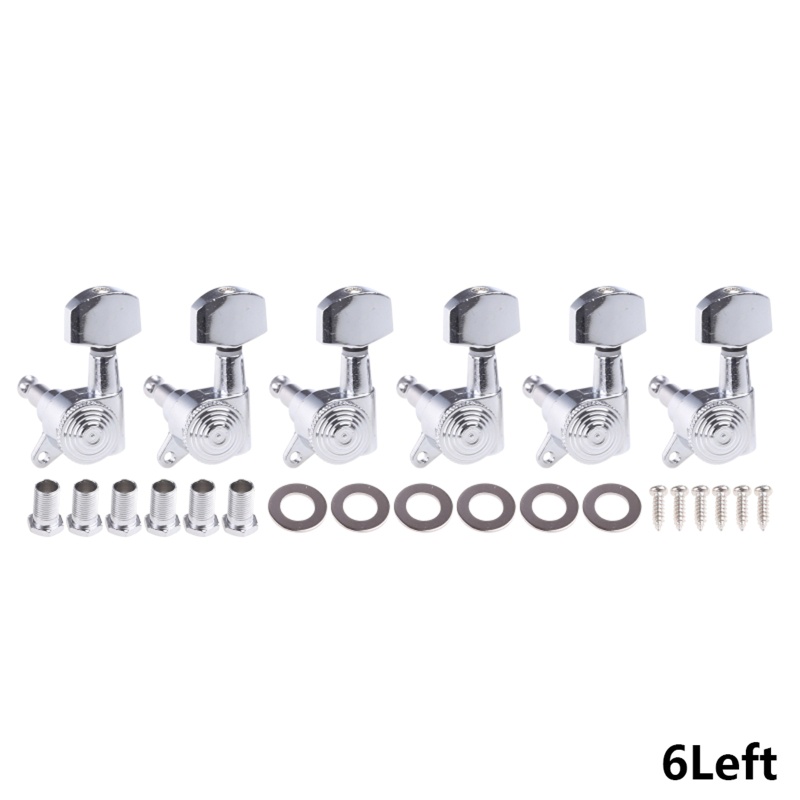Bộ 6 Chốt Khóa Dây Đàn 18 Nút Thay Thế Cho Máy Móc Khóa