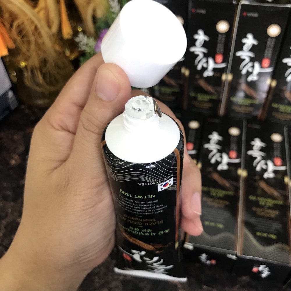 ⚡️Freeship⚡️ Kem Đánh Răng Hắc Sâm Hanil Hàn Quốc