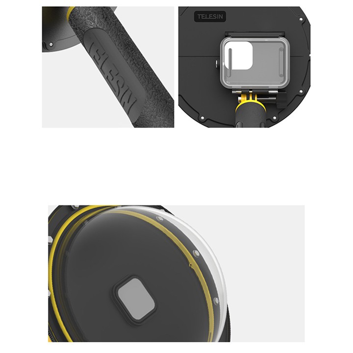 [Mã 11ELSALE hoàn 7% xu đơn 300k] Dome GoPro Hero 10 / GoPro 9 Telesin chính hãng | BigBuy360 - bigbuy360.vn