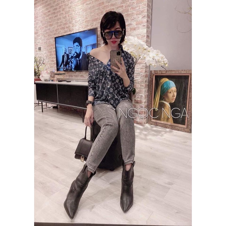 sơ mi Lv siêu xinh
