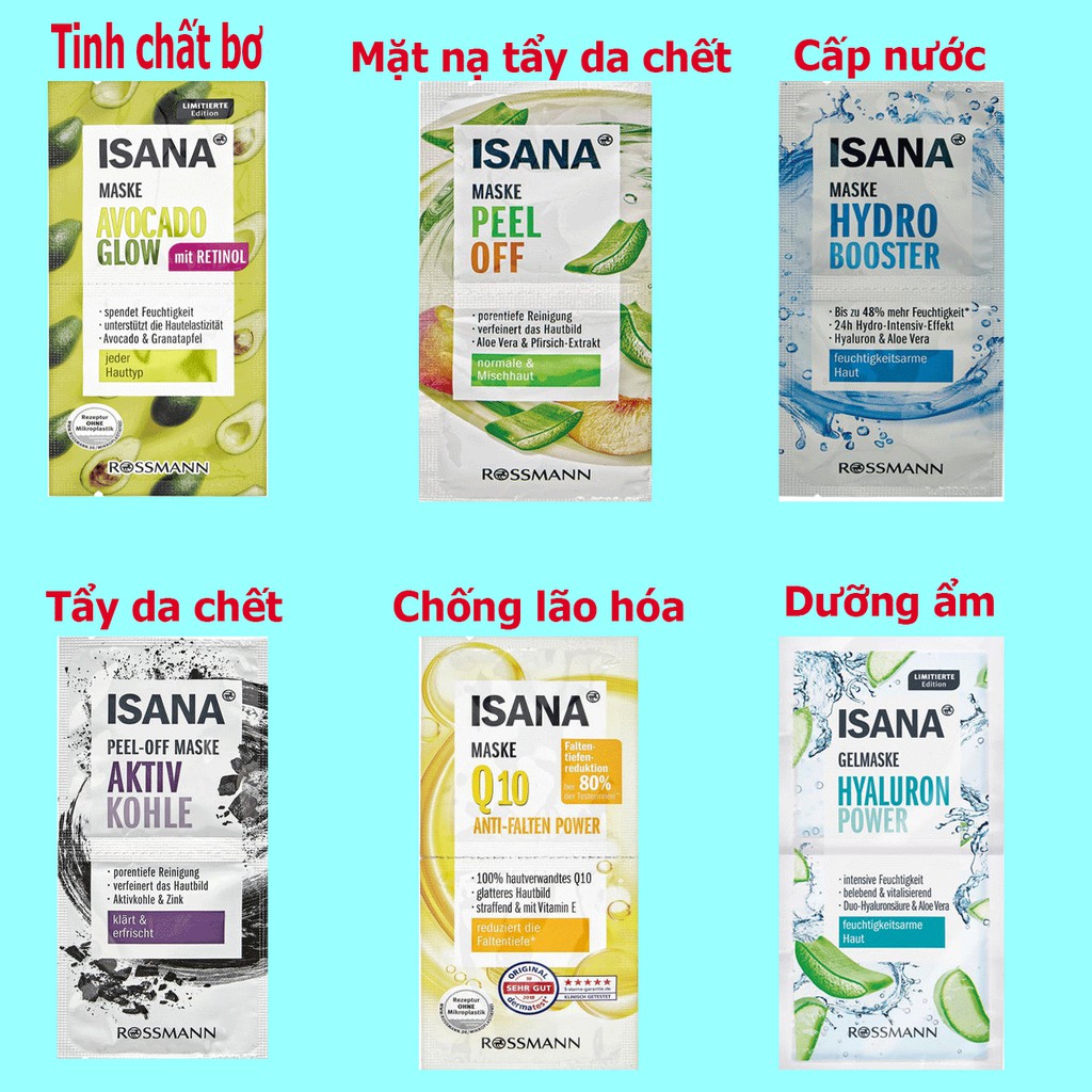 Mặt Nạ dưỡng da Isana