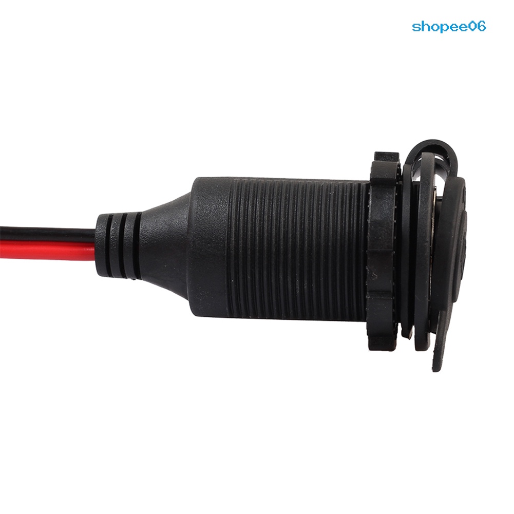 Tẩu Sạc 12V Kiêm Bật Lửa Thuốc Lá Có Dây Cáp Nối Tiện Dụng