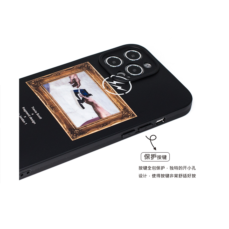 Ốp điện thoại nhựa mềm in logo AJ phong cách cặp đôi cho iPhone12 mini 11 PRO MAX 7/8plus SE2020 X/XS XR XSMAX | BigBuy360 - bigbuy360.vn