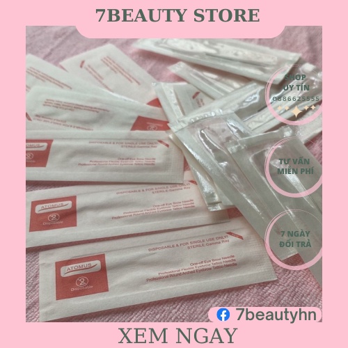 Kim Ngắn (loại 1 kim) Thần Thánh (0.3x35)-[100kim hồng]