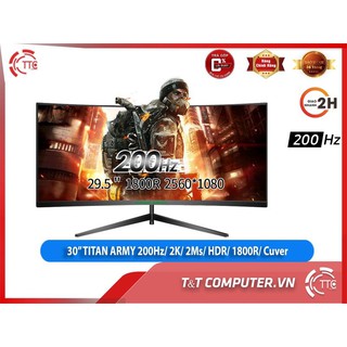 Màn hình cong màn hình cong titan army gaming 30 inch 200hz 2k 21:9