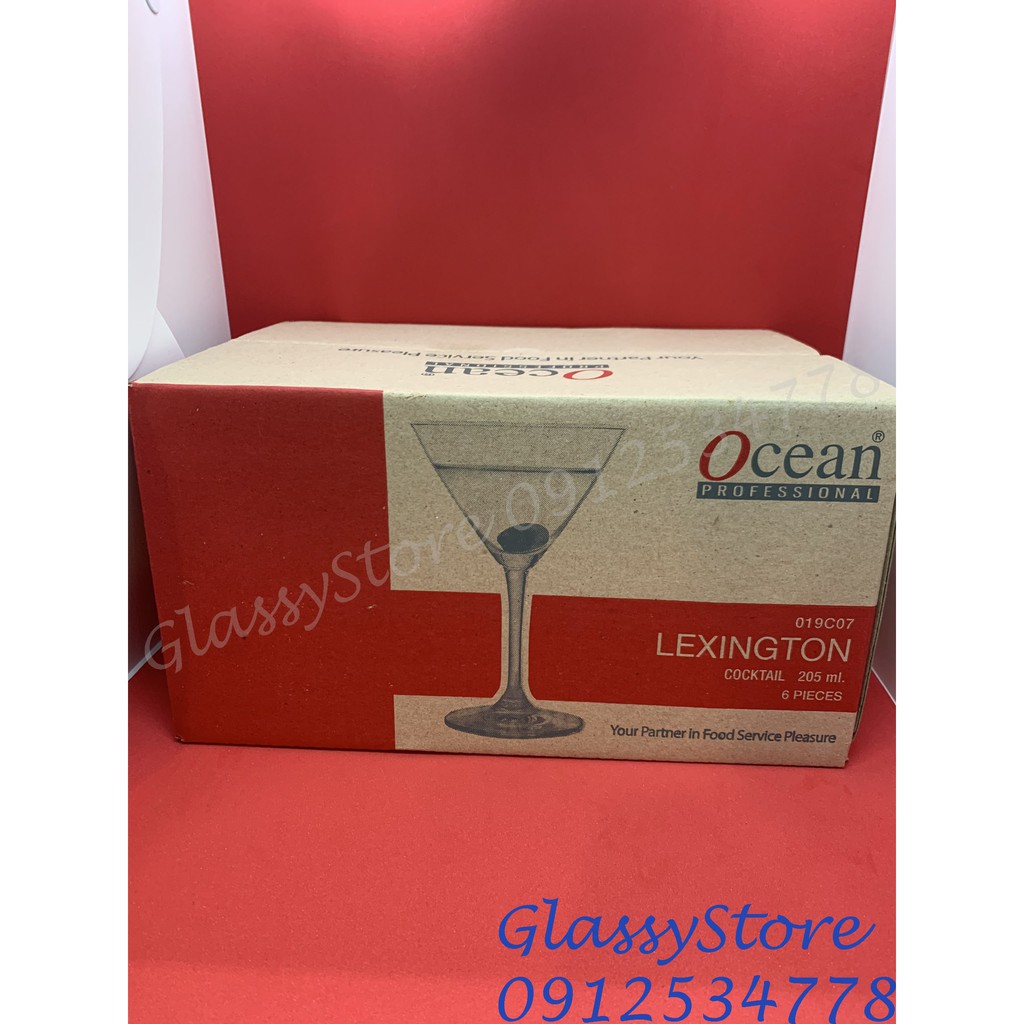 Ly (cốc) rượu thủy tinh Ocean Lexington Cocktail - 205ml - 1019C07 (Hàng nhập khẩu Thái Lan chính hãng)