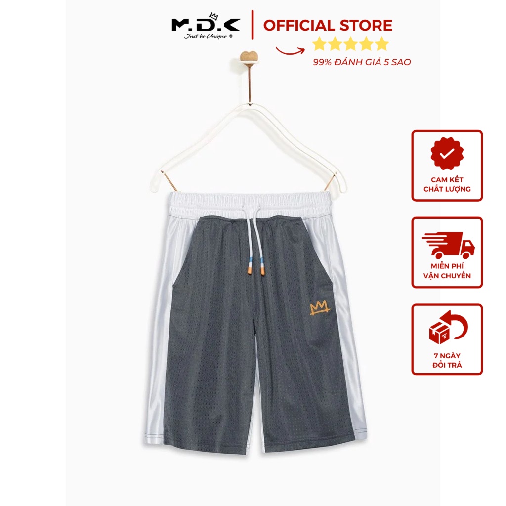 Quần Short Bé Trai Contrast color printed pull-on short M.D.K - cá tính, năng động