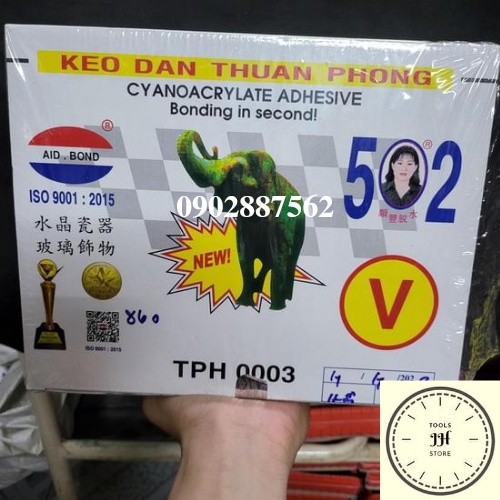 Keo dán sắt 502 thuận phong chai nhỏ 10ml