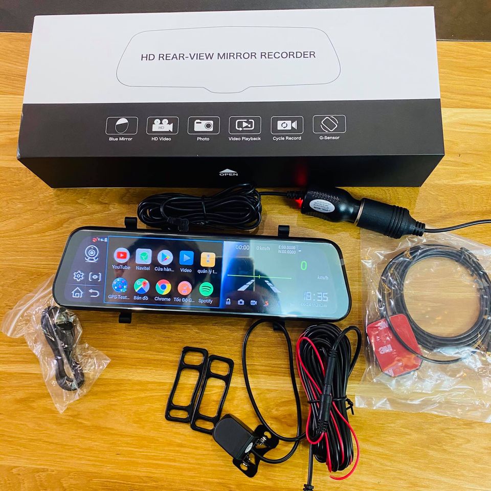 Cam hành trình gương D10 android xetabon | BigBuy360 - bigbuy360.vn