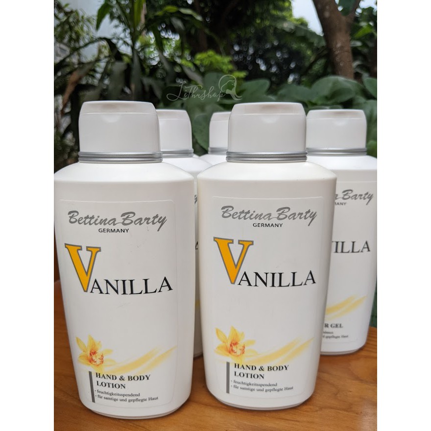 Sữa tắm, sữa dưỡng thể hương nước hoa Vanilla 500ml của Đức