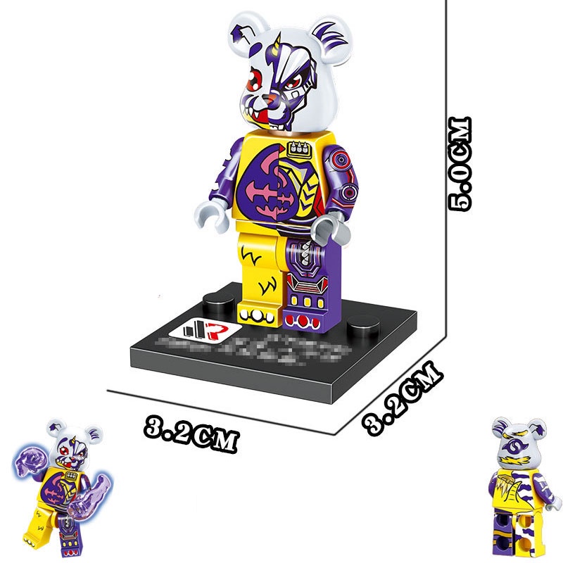 Đồ Chơi Lắp Ráp Mô Hình Gấu Violent Cho Trẻ Em